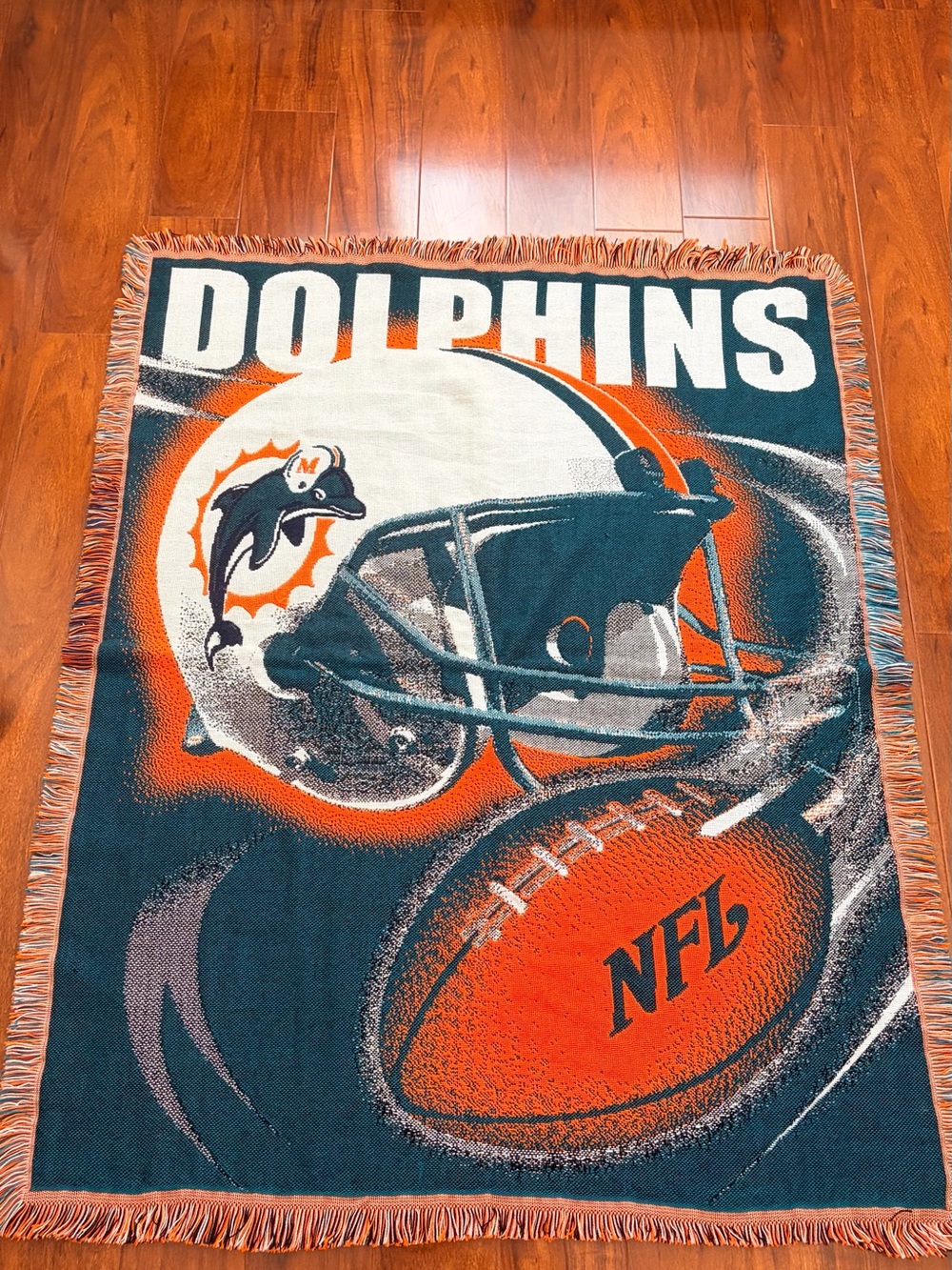 Vintage Miami Dolphins
Woven Tapestry Throw
Blanket